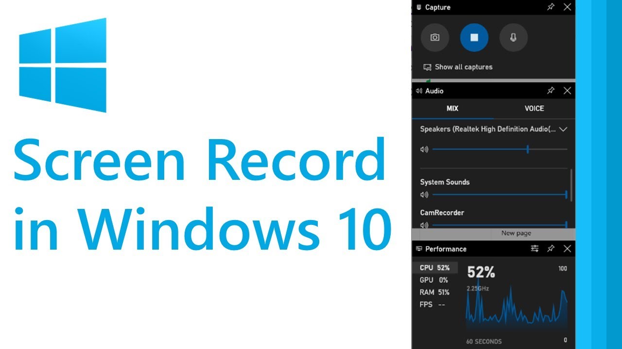 Screen Recording on Windows 10