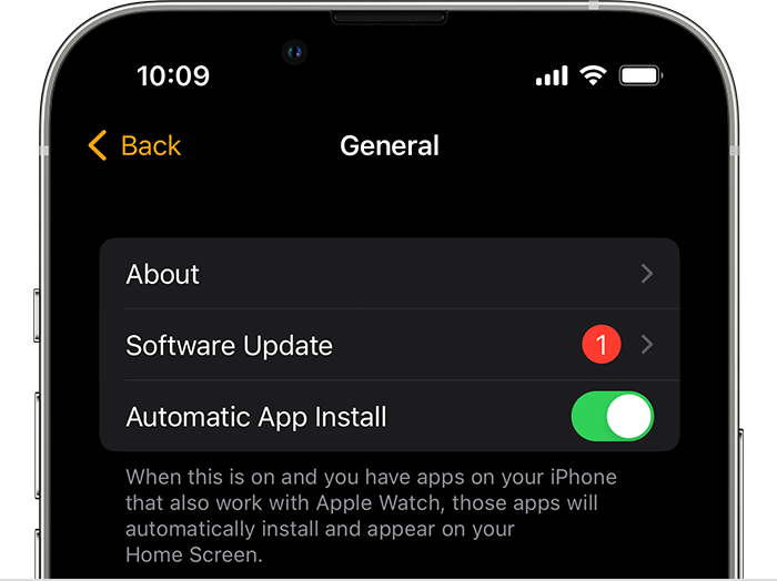 How to update Apple Watch