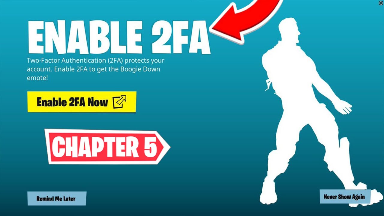 How to enable 2FA on Fortnite image